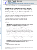 Cover page: Sleep Quality and Cognitive Function in Type 1 Diabetes