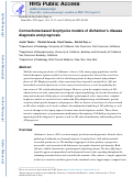 Cover page: Connectome-based biophysics models of Alzheimer’s disease diagnosis and prognosis