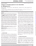 Cover page: Omega: an overlap-graph de novo assembler for metagenomics.