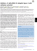 Cover page: Inhibitors of cullin-RING E3 ubiquitin ligase 4 with antitumor potential