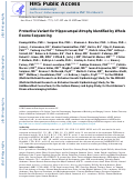 Cover page: Protective variant for hippocampal atrophy identified by whole exome sequencing