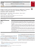 Cover page: Changes in Neural Reward Processing Following Amplification of Positivity Treatment for Depression and Anxiety: Outcomes From a Randomized Waitlist Controlled Trial