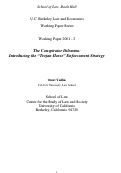 Cover page: The Conspirator Dilemma: Introducing the “Trojan Horse” Enforcement Strategy