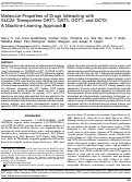 Cover page: Molecular Properties of Drugs Interacting with SLC22 Transporters OAT1, OAT3, OCT1, and OCT2: A Machine-Learning Approach