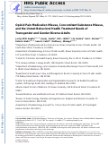 Cover page: Opioid pain medication misuse, concomitant substance misuse, and the unmet behavioral health treatment needs of transgender and gender diverse adults