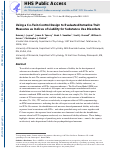 Cover page: Using a co-twin control design to evaluate alternative trait measures as indices of liability for substance use disorders.