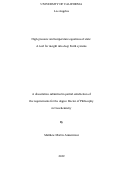 Cover page: High pressure and temperature equations of state: A tool for insight into deep Earth systems