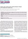 Cover page: Traumatic rupture of thoracic epidural capillary hemangioma resulting in acute neurologic deficit: illustrative case