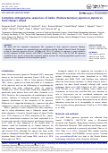 Cover page: Complete mitogenome sequence of Aedes (Hulecoeteomyia) japonicus japonicus from Hawai’i Island