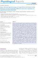 Cover page: Near‐infrared spectroscopy of superficial and deep rectus femoris reveals markedly different exercise response to superficial vastus lateralis