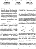 Cover page: Word Learning as Network Growth: A Cross-linguistic Analysis