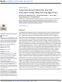 Cover page: Automatic wound detection and size estimation using deep learning algorithms