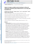 Cover page: Impact of complex, partially nested clustering in a three-arm individually randomized group treatment trial: A case study with the wHOPE trial