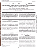 Cover page: Voltage-gated sodium channels (version 2019.4) in the IUPHAR/BPS Guide to Pharmacology Database