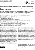 Cover page: Emission and chemistry of organic carbon in the gas and aerosol phase at a sub-urban site near Mexico City in March 2006 during the MILAGRO study