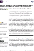 Cover page: Increased Indoleamine 2,3-Dioxygenase Levels at the Onset of Sjögren’s Syndrome in SATB1-Conditional Knockout Mice