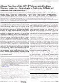 Cover page: Altered Function of the SCN1A Voltage-gated Sodium Channel Leads to γ-Aminobutyric Acid-ergic (GABAergic) Interneuron Abnormalities*