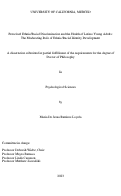 Cover page: Perceived Ethnic/Racial Discrimination and the Health of Latino Young Adults: The Moderating Role of Ethnic/Racial Identity Development