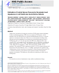 Cover page: Estimation of Central Venous Pressure by Pacemaker Lead Impedances in Left Ventricular Assist Device Patients.