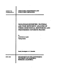Cover page: Nonlinear Geometric Material and Time Dependent Analysis of Three Dimensional Reinforced and Prestressed Concrete Frames