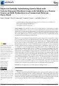 Cover page: Impact of Partially Substituting Canola Meal with Solvent-Extracted Distillers Grain with Solubles as a Protein Source on Milk Production in a Commercial Holstein Dairy Herd