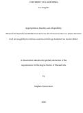 Cover page: Appropriation, Identity and Adaptability: Musical and Social Considerations in Suite aus den Orchesterwerken von Johann Sebastian Bach mit ausgef�hrtem Continuo zum Konzertvortrage bearbeitet von Gustav Mahler