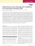 Cover page: Identification of Genes Promoting Skin Youthfulness by Genome-Wide Association Study