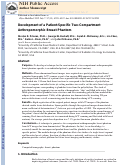 Cover page: Development of a patient-specific two-compartment anthropomorphic breast phantom