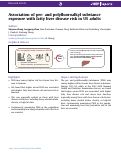 Cover page: Association of per- and polyfluoroalkyl substance exposure with fatty liver disease risk in US adults.