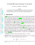 Cover page: On Stable Khovanov Homology of Torus Knots