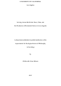 Cover page: Serving Across the Divide: Race, Class, and the Production of Restaurant Service in Los Angeles