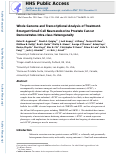 Cover page: Whole-Genome and Transcriptional Analysis of Treatment-Emergent Small-Cell Neuroendocrine Prostate Cancer Demonstrates Intraclass Heterogeneity