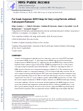 Cover page: Fur Seals Suppress REM Sleep for Very Long Periods without Subsequent Rebound