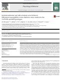 Cover page: Institutionalization and indiscriminate social behavior: Differential-susceptibility versus diathesis-stress models for the 5-HTTLPR and BDNF genotypes