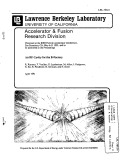 Cover page: An RF Cavity for the B-Factory