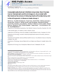 Cover page: Computationally Derived Cribriform Area Index from Prostate Cancer Hematoxylin and Eosin Images Is Associated with Biochemical Recurrence Following Radical Prostatectomy and Is Most Prognostic in Gleason Grade Group 2