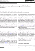 Cover page: Event-by-event mean pT fluctuations in pp and Pb–Pb collisions at the LHC