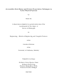 Cover page: Accountable Data Fusion and Privacy Preservation Techniques in Cyber-Physical Systems