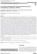 Cover page: Omics-driven onboarding of the carotenoid producing red yeast Xanthophyllomyces dendrorhous CBS 6938.