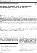 Cover page: Race reporting and diversity in US food and drug administration (FDA) registration trials for prostate cancer; 2006–2020