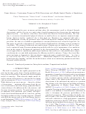 Cover page: Cosmic Inference: Constraining Parameters with Observations and a Highly Limited Number of Simulations