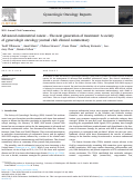 Cover page: Advanced endometrial cancer-The next generation of treatment: A society of gynecologic oncology journal club clinical commentary.