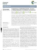 Cover page: Comparisons of lanthanide/actinide +2 ions in a tris(aryloxide)arene coordination environment