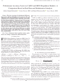 Cover page: Performance Accuracy Scores in CAISO and MISO Regulation Markets: A Comparison Based on Real Data and Mathematical Analysis