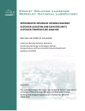 Cover page: REFRIGERATED BEVERAGE VENDING MACHINE OUTDOOR LOCATION AND ELEVATED (90 F) OUTDOOR TEMPERATURE ANALYSIS