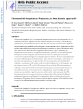 Cover page: Characteristic impedance: frequency or time domain approach?