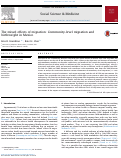 Cover page: The mixed effects of migration: Community-level migration and birthweight in Mexico