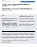 Cover page: Changes in the Use of Invasive and Noninvasive Mechanical Ventilation in Pediatric Asthma: 2009-2019.