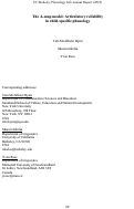 Cover page: The A-map Model: Articulatory Reliability in Child-specific Phonology