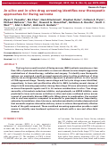 Cover page: In silico and in vitro drug screening identifies new therapeutic approaches for ewing sarcoma